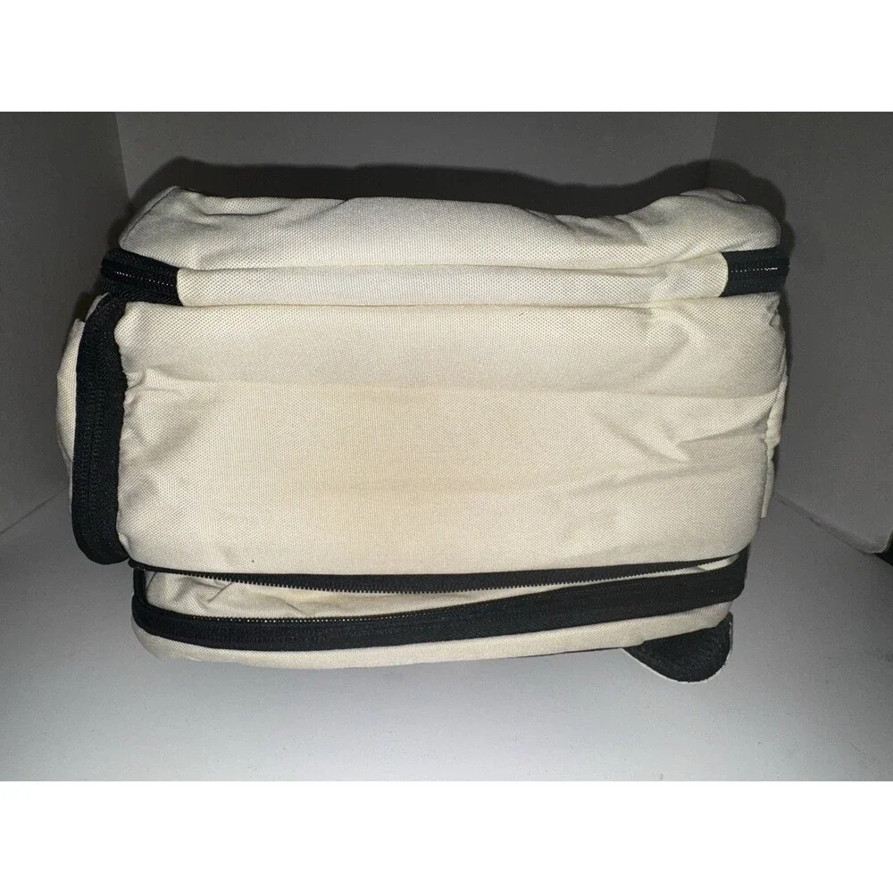 BAGSMART Camera Backpack Beige Tech Gear Bag Laptop Compartment Adjustable